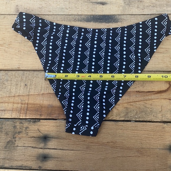 Cupshe Swim Nwt Tropical Heat Cupshe Black And White Bikini Bottoms